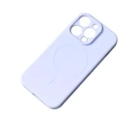 Hurtel Silicone Case MagSafe pro iPhone 15 Pro modrá / Kryt / Silikon / MagSafe
