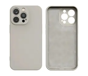 Hurtel Silicone Case béžová / Kryt / Apple iPhone 14 Plus / Silikon