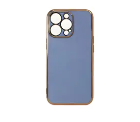 Hurtel Lighting Color Case modrá / Kryt / Xiaomi Redmi Note 11 / zlatý rámeček, gel