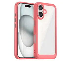 Hurtel Outer Space Case červená / Kryt / Apple iPhone 16 Plus / Gelový rámeček