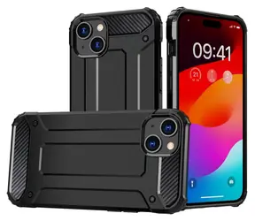 Hurtel Hybrid Armor černá / Kryt / Apple iPhone 15 Plus