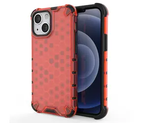 Hurtel Honeycomb Case červená / Pouzdro / TPU / voštinový design / pro Apple iPhone 13 mini