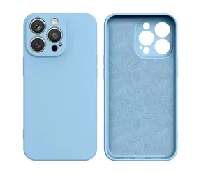 Hurtel Silicone Case pouzdro pro Apple iPhone 14 Plus světle modrá / Pouzdro / Silikonové