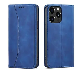 Hurtel Magnet Fancy Case flipové pouzdro se stojánkem modrá / Pouzdro / Apple iPhone 14 / Magnetické