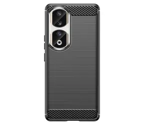 Hurtel Carbon Case černá / Kryt / Honor 90 Pro / karbonový vzhled