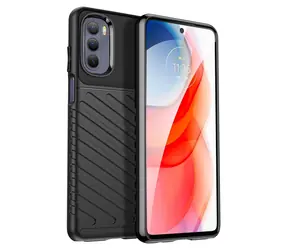 Hurtel Thunder Case pro Motorola Moto G Stylus 2022 černá / Ochranné pouzdro / Odolné / Flexibilní TPU