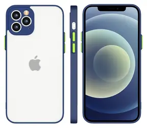Hurtel Milky Case pro Samsung Galaxy S21+ 5G tmavě modrá / Silikonový kryt / poloprůhledný