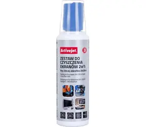 Activejet AOC-269 / Čisticí sada na obrazovky / sprej 250 ml + utěrka / LCD/LED/Plazma