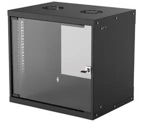 Intellinet BASIC černý / Rozvaděč / Nástěnný / 19" / 9U / 400 mm / nosnost 50 kg / flatpack