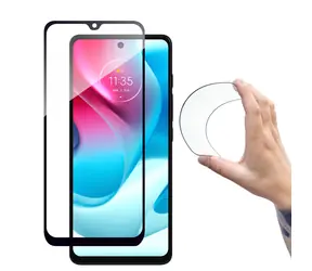 Hurtel Flexi Nano Glass / Tvrzené sklo / Motorola Moto G60s / Celoplošné, s rámečkem