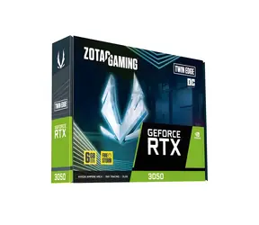ZOTAC RTX 3050 Twin Edge OC 6GB / Grafická karta / GDDR6 / 96-bit / 1x HDMI + 3x DP / 70W