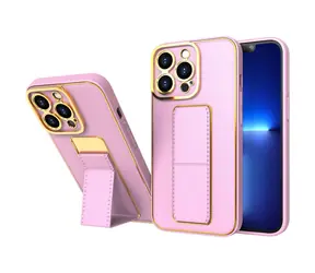 Hurtel Kickstand Case kryt se stojánkem pro Apple iPhone 13 Pro růžový / Kryt / Se stojánkem