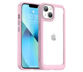Hurtel Outer Space Case pro Apple iPhone 14 Plus růžová / Kryt / Gelový rámeček