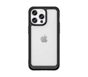 Hurtel Outer Space černá / Zadní kryt / Apple iPhone 15 Pro / Zesílený, ohebný rámeček