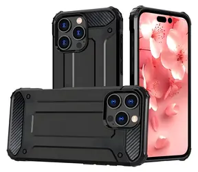 Hurtel Hybrid Armor černá / Kryt / Apple iPhone 16 Pro / Odolný hybridní materiál