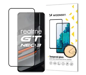 Wozinsky Super Tough tvrzené sklo pro Realme GT Neo 3 černá / Ochranné sklo / Full Glue / Přes celý displej