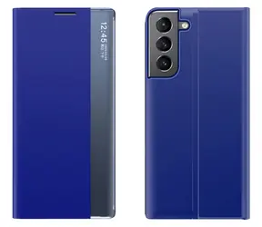 Hurtel New Sleep Case pro Samsung Galaxy S23+ modrá / Flipové pouzdro / Stojánek