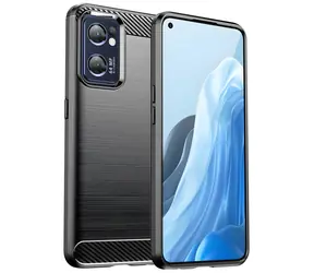 Hurtel Carbon Case černá / Kryt pro Realme Narzo 50 5G / Karbonové vlákno