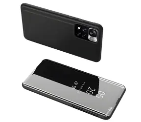 Hurtel Clear View flipové pouzdro pro Realme 9 Pro černá / Pouzdro / S okénkem