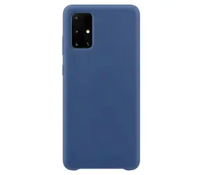 Hurtel Silicone Case tmavě modrá / Silikonový kryt / Samsung Galaxy S21 Ultra 5G