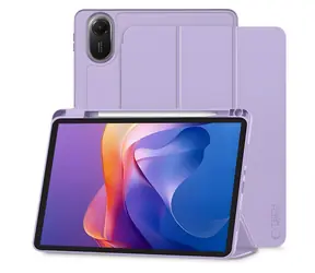 Tech-Protect SmartCase Pen fialová / Pouzdro se schránkou na stylus / Xiaomi Redmi Pad 2 11.0