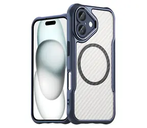 Hurtel Leading Series MagSafe modrá / Kryt / Apple iPhone 16 Plus / Silikon