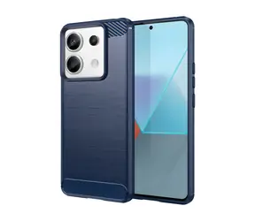 Hurtel Carbon Case pro Xiaomi Redmi Note 13 Pro modrá / Zadní kryt / Karbonový vzhled