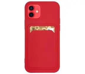 Hurtel Card Case červená / Pouzdro / Samsung Galaxy S21 Ultra 5G / Peněženka na karty