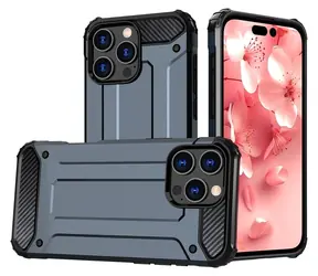 Hurtel Hybrid Armor modrá / Kryt / Apple iPhone 16 Pro / Odolný hybridní materiál