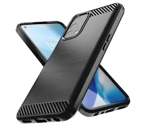 Hurtel Carbon Case pro OnePlus Nord N200 5G černá / Ochranný kryt / Ohebný / Karbonový design