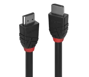 Lindy Black Line HDMI černá / HDMI kabel / High Speed / 5 m / 4K 60Hz / Ethernet kanál