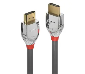 Lindy Cromo Line šedá / HDMI kabel / High Speed / 2 m / 4K 4096×2160 / 18 Gbit/s