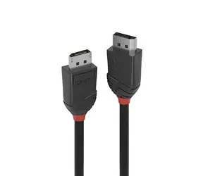 Lindy Black Line / Přípojný kabel / DisplayPort 1.2 / 3 m / 4096 x 2160
