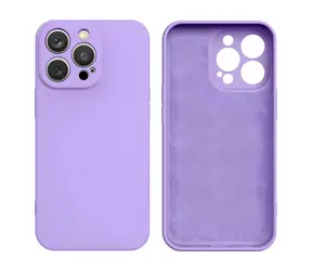Hurtel Silicone Case pro Apple iPhone 14 Plus fialová / Kryt / Silikonový