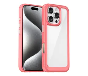 Hurtel Outer Space Case červená / Kryt / Apple iPhone 16 Pro / Gelový rámeček