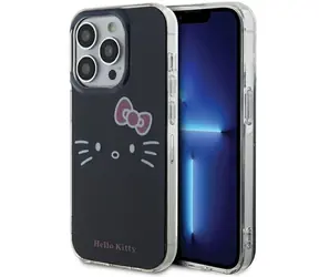 Hello Kitty IML Kitty Face černá / Pouzdro / pro Apple iPhone 13 Pro Max