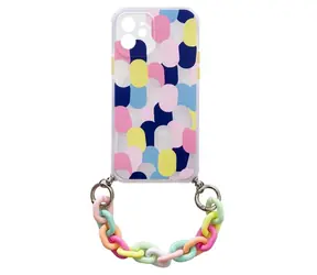 Hurtel Color Chain Case pro Apple iPhone 13 Pro vícebarevné / Pouzdro / Gelové / S přívěskem na řetízku