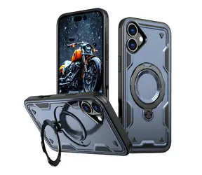 Hurtel Hybrid Armor Trendy modrá / Zadní kryt / Apple iPhone 16 Plus / MagSafe