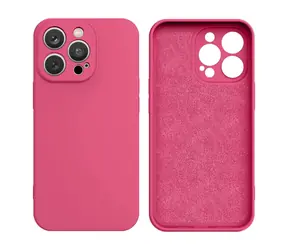 Hurtel Silicone Case pro Apple iPhone 14 Plus fuchsiová / Pouzdro / Silikonové