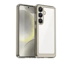 Hurtel Outer Space čirá, černý rámeček / Ochranný kryt / Gelový rámeček / Samsung Galaxy S25 Edge