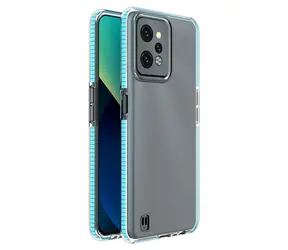 Hurtel Spring Case pro Realme C31 světle modrá / Kryt / Silikonový / S rámečkem