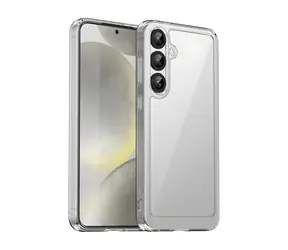 Hurtel Outer Space čirá, černý rámeček / Ochranný kryt / Gelový rámeček / Samsung Galaxy S25+