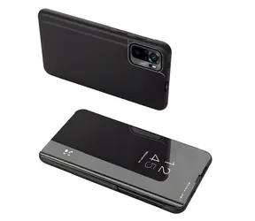 Hurtel Clear View flipové pouzdro černá / Pouzdro / Xiaomi Redmi Note 11 Pro+ 5G, 11 Pro 5G