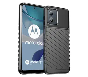 Hurtel Thunder Case Motorola Moto G53 černá / Odolný silikonový kryt / Armor