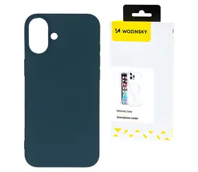 Wozinsky Liquid Silicone Case Samsung Galaxy S24 FE tmavě modrá / Kryt / MagSafe / Silikon