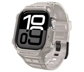 Spigen Rugged Armor Pro V2 béžová / Řemínek / Apple Watch 46 mm