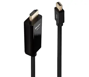 Lindy Mini-DisplayPort - HDMI černá / Kabel / 4K 30Hz / 3 m / pasivní DP
