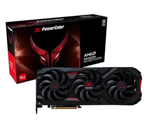 PowerColor Red Devil Radeon RX 9070 GRE 12GB / Grafická karta / 2340-2920 MHz / 12GB GDDR6 / 192-bit / 1x HDMI + 3x DP