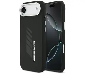 Mercedes AMG Silicone Oversize Rhombs černá / Zadní kryt / MagSafe / pro iPhone Air