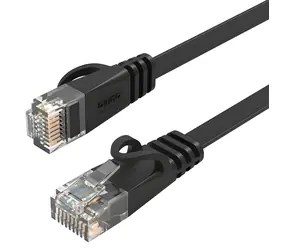 Orico PUG-C6B černá / Patch kabel / Cat6 UTP / plochý / 1 m / RJ45-RJ45